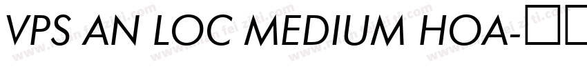 VPS An Loc Medium Hoa字体转换